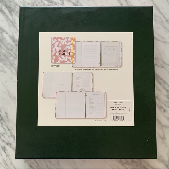 Kate Spade, Bridal Planner Binder "Love is all around." - Picture 4 of 7